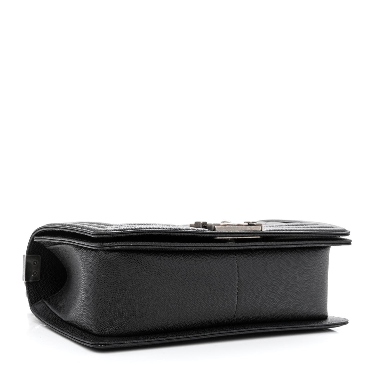 Caviar Quilted Medium Boy Flap Black