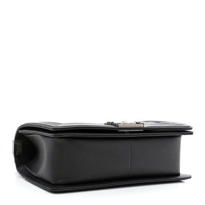 Chanel Caviar Quilted Medium Boy Flap Black 4 of 10
