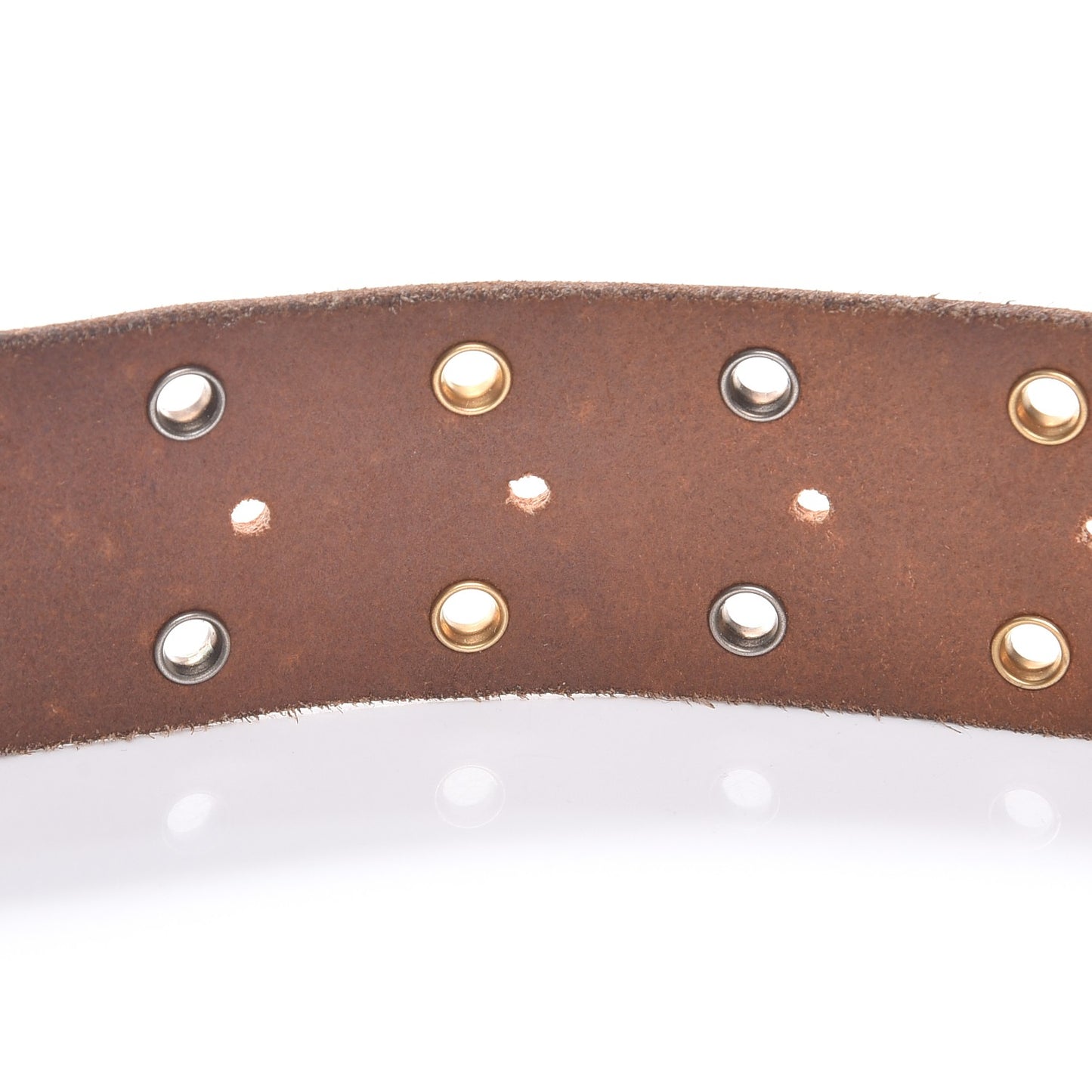 Faded Calfskin Grommet Double G 40mm Belt 65 26 Cuir