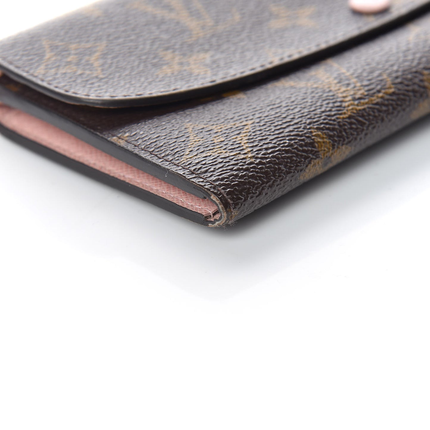 Monogram Emilie Wallet Rose Ballerine