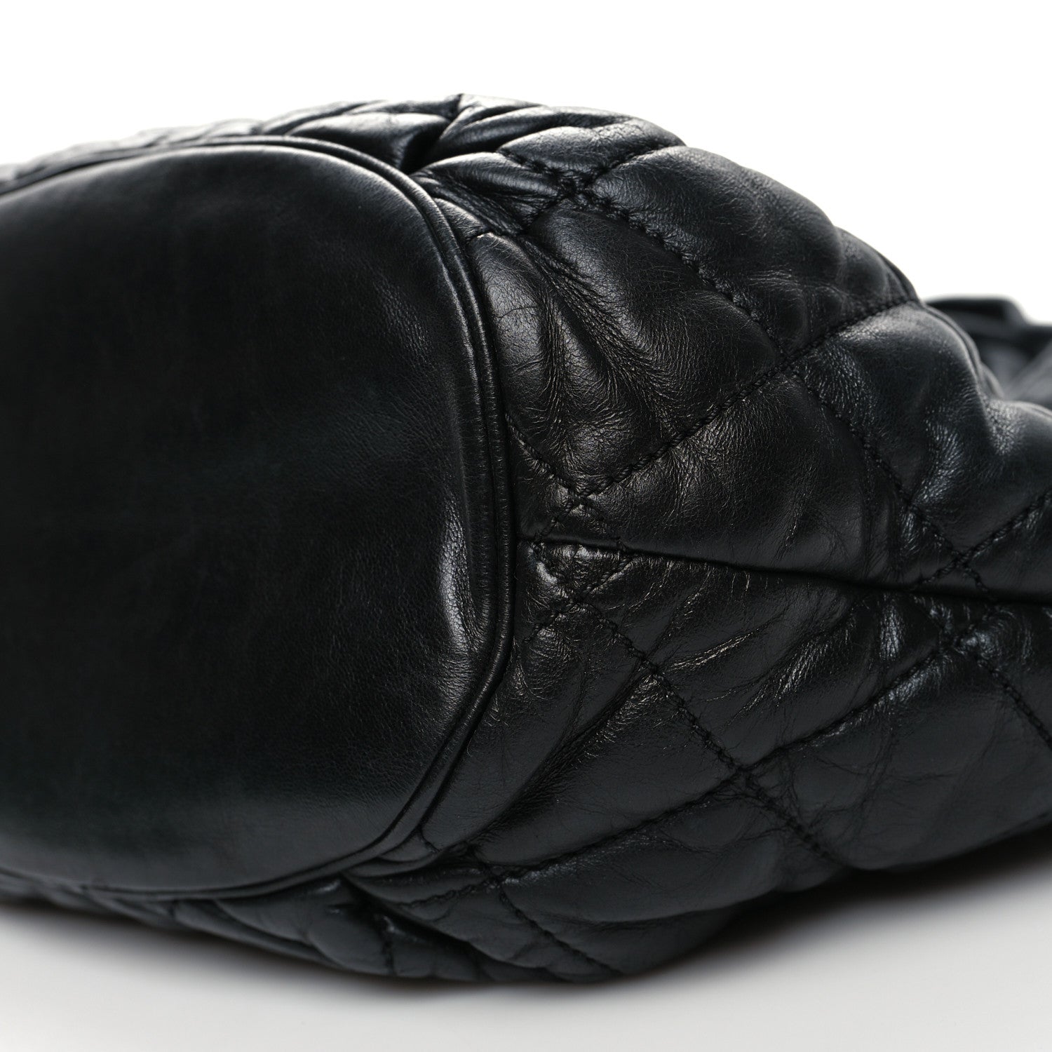 Chanel Lambskin Quilted Cloudy Bundle East West Tote Black 10 of 10