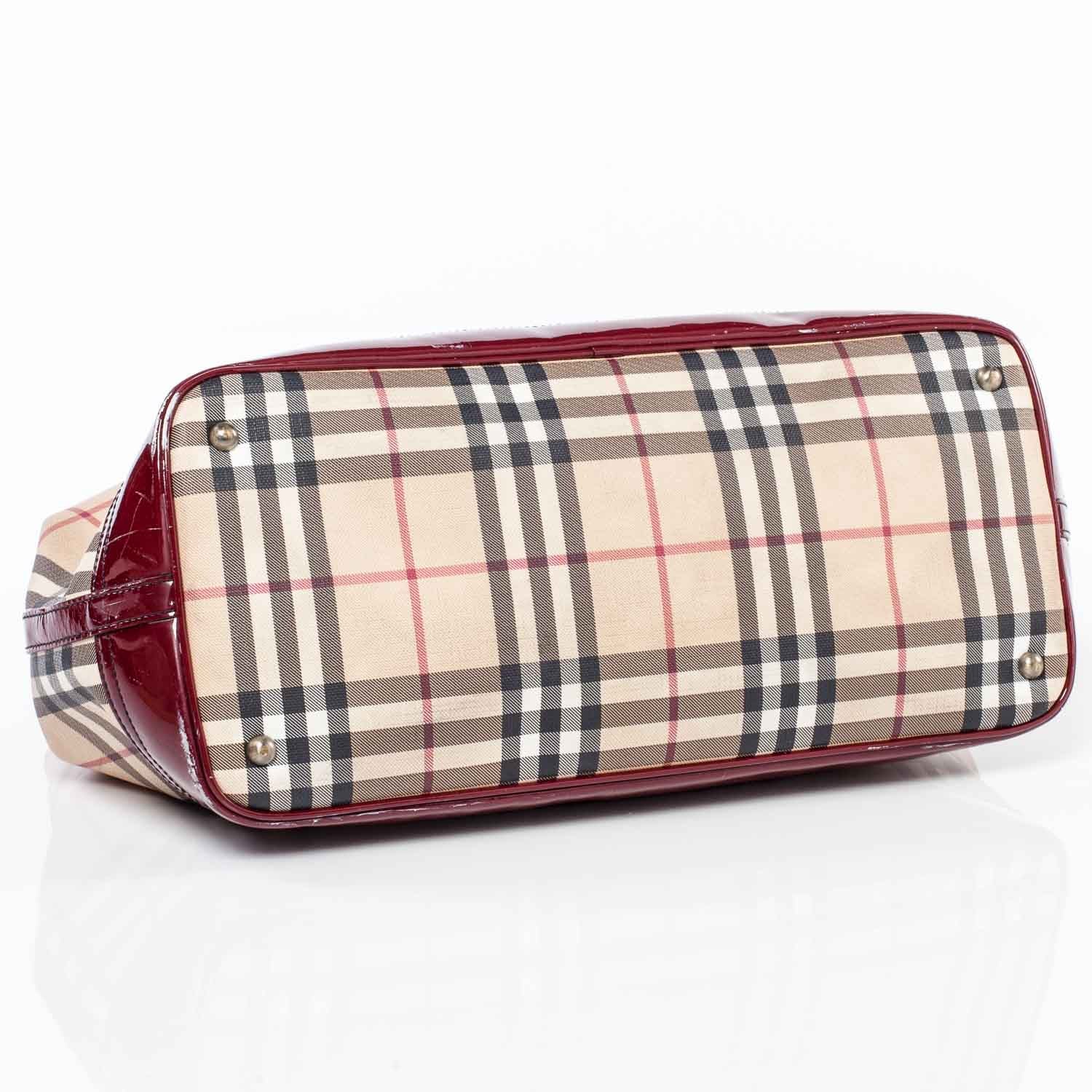 Burberry House Check Tote Red 5 of 11