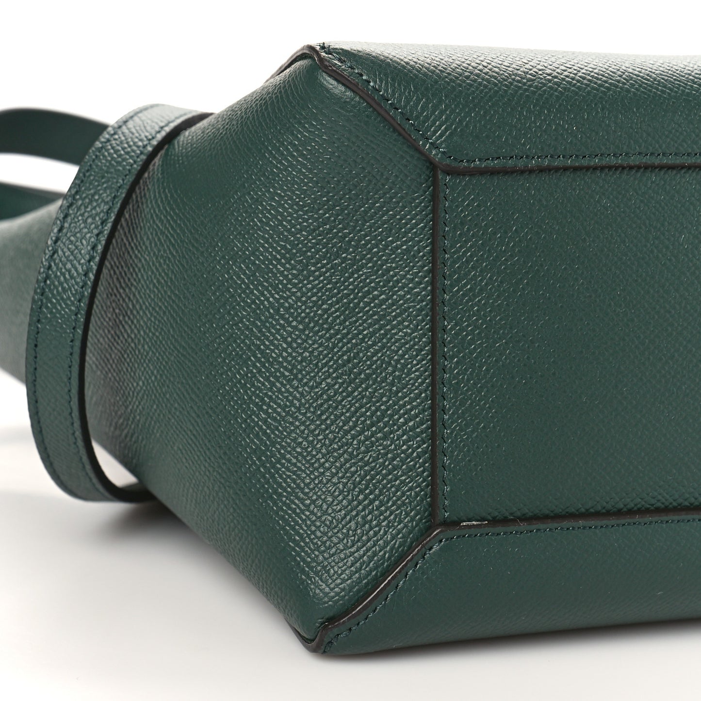 Grained Calfskin Micro Belt Bag Amazone