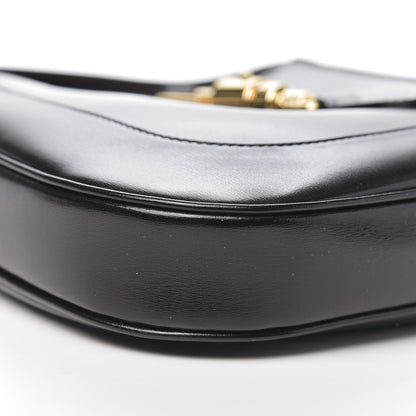 Gucci Boarded Dyana Lux Calfskin Small Jackie 1961 Hobo Black 8 of 11