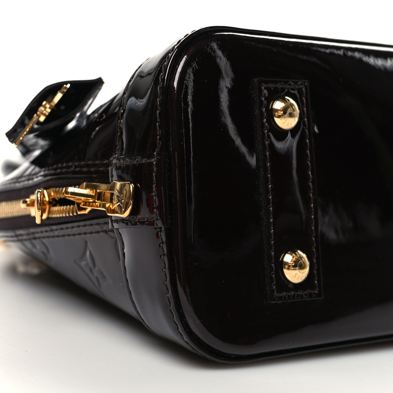 Louis Vuitton Vernis Alma BB Amarante 8 of 9