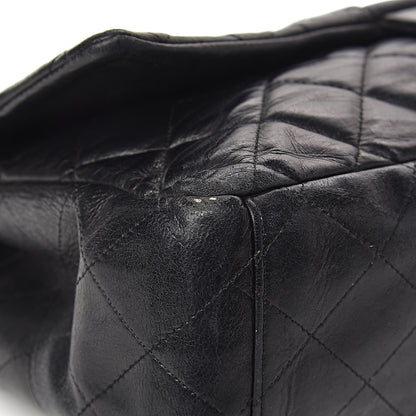 Chanel Lambskin Quilted Maxi Single Flap Black 17 of 28