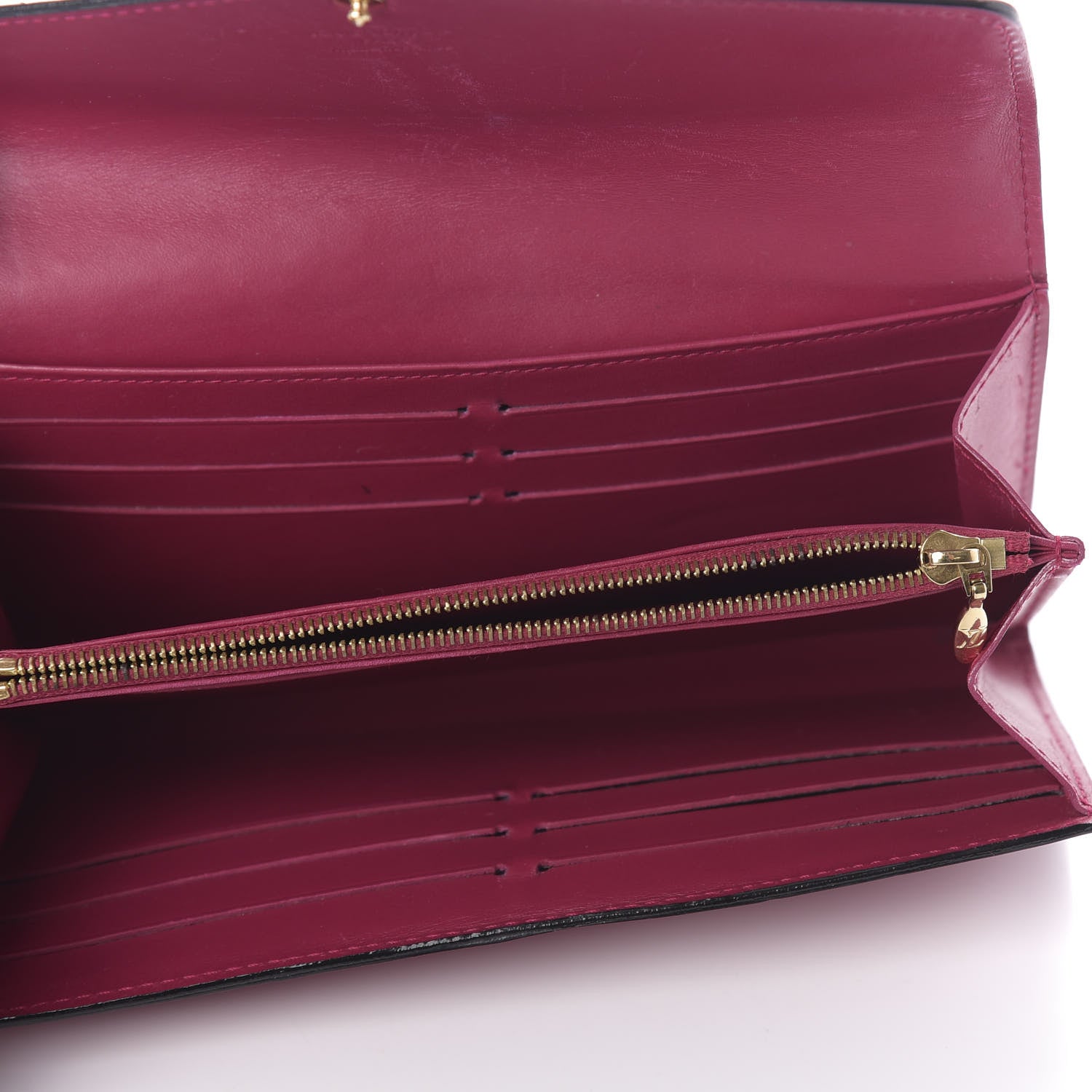 Louis Vuitton Vernis Sarah Wallet NM Rose Indien 5 of 8
