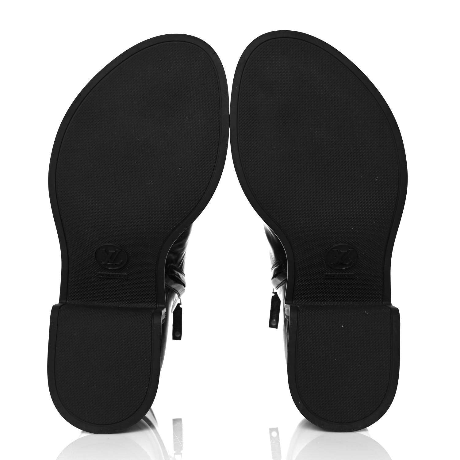 Louis Vuitton Calfskin Moonlight Boots 41 Black 5 of 8