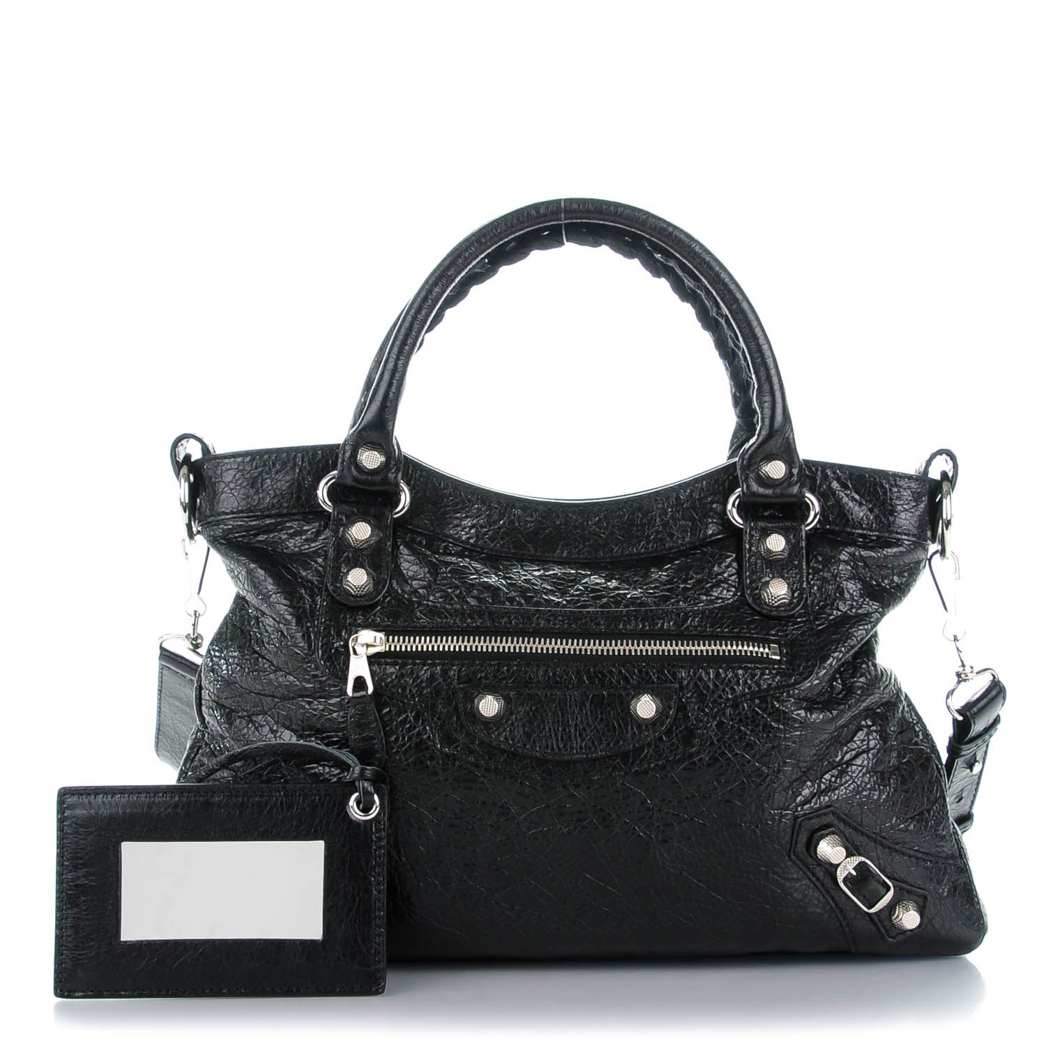Balenciaga Agneau Giant 12 Silver Hardware Town Black 1 of 7