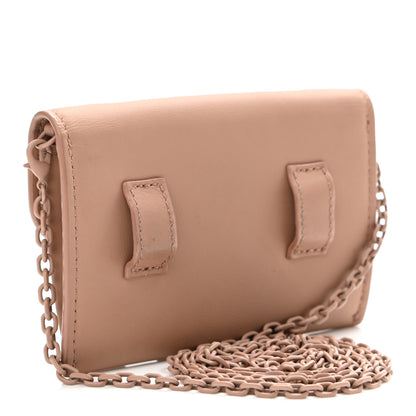 Christian Dior Ultra Matte Calfskin Nano Saddle Chain Pouch Rose Des Vents 3 of 13
