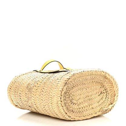 Loewe Raffia Basket Tote Bag Natural Yellow 4 of 11