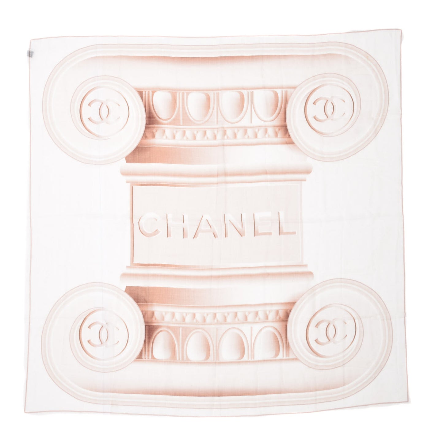 Cashmere CC Logo Scarf Beige