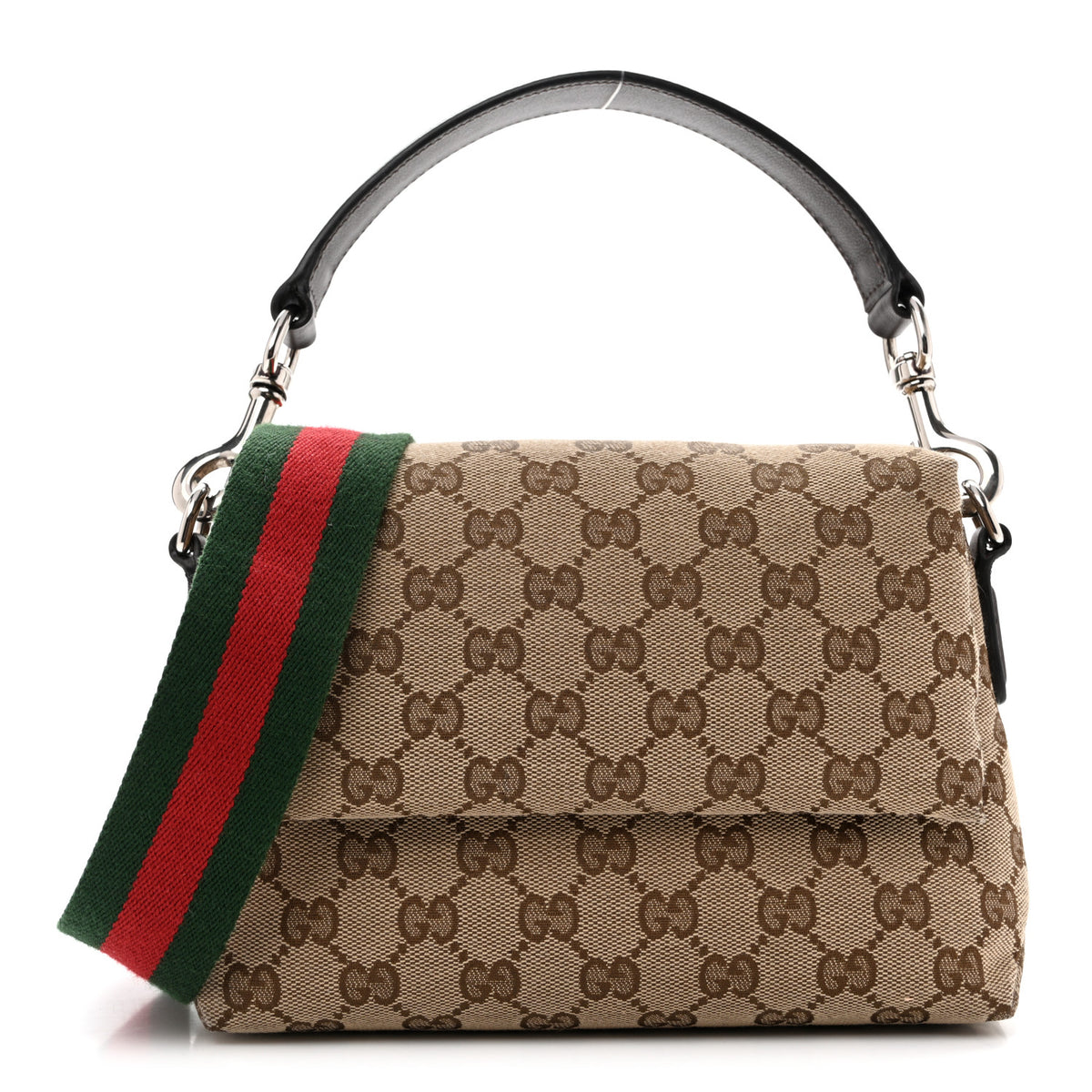 Monogram Web Small Crossbody Bag Beige Ebony