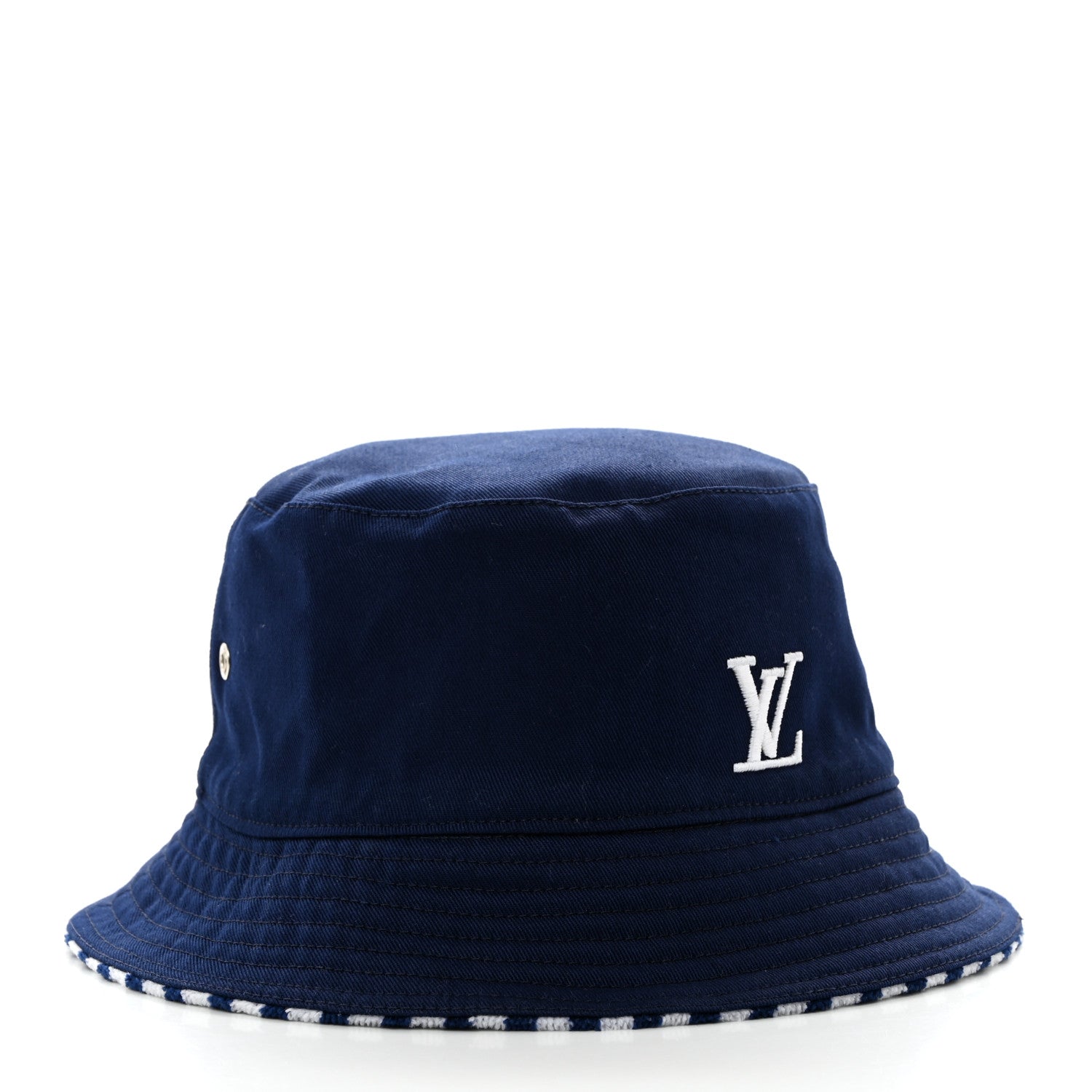 Louis Vuitton LV Graphical Reversible Bucket Hat L Blue 5 of 15