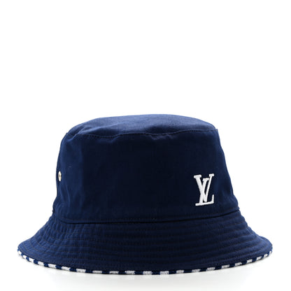 Louis Vuitton LV Graphical Reversible Bucket Hat L Blue 5 of 15