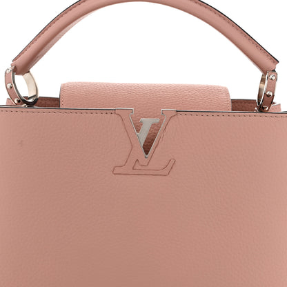 Louis Vuitton Taurillon Capucines PM Magnolia 8 of 13
