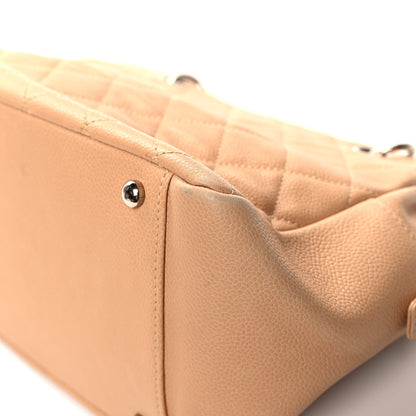 Chanel Caviar Quilted Petit Timeless Tote PTT Beige 12 of 15