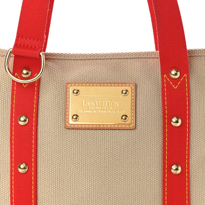 Louis Vuitton Toile Antigua Cabas MM Beige 6 of 9