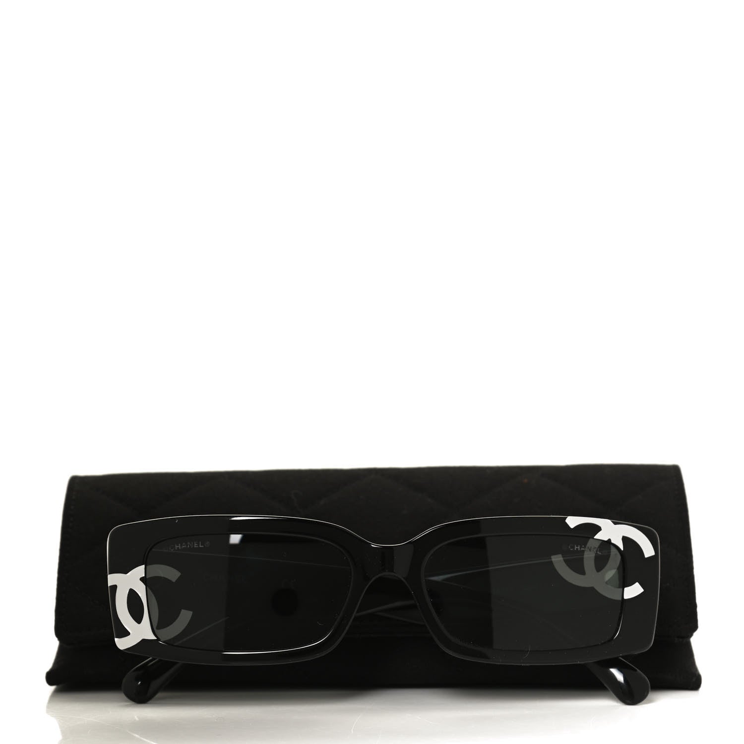 Chanel Acetate CC Sunglasses 71473A Black 7 of 7