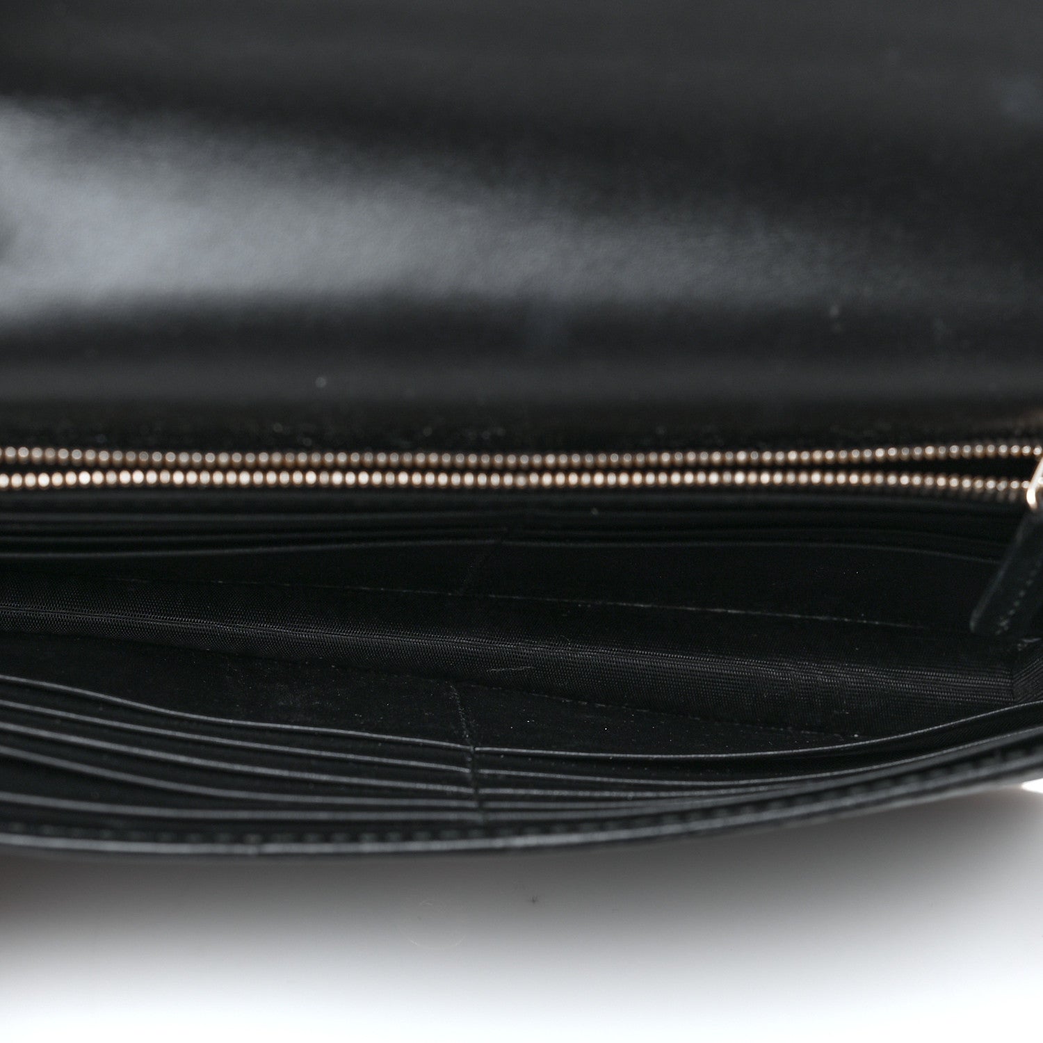 Gucci Guccissima Icon Chain Wallet Black 5 of 9