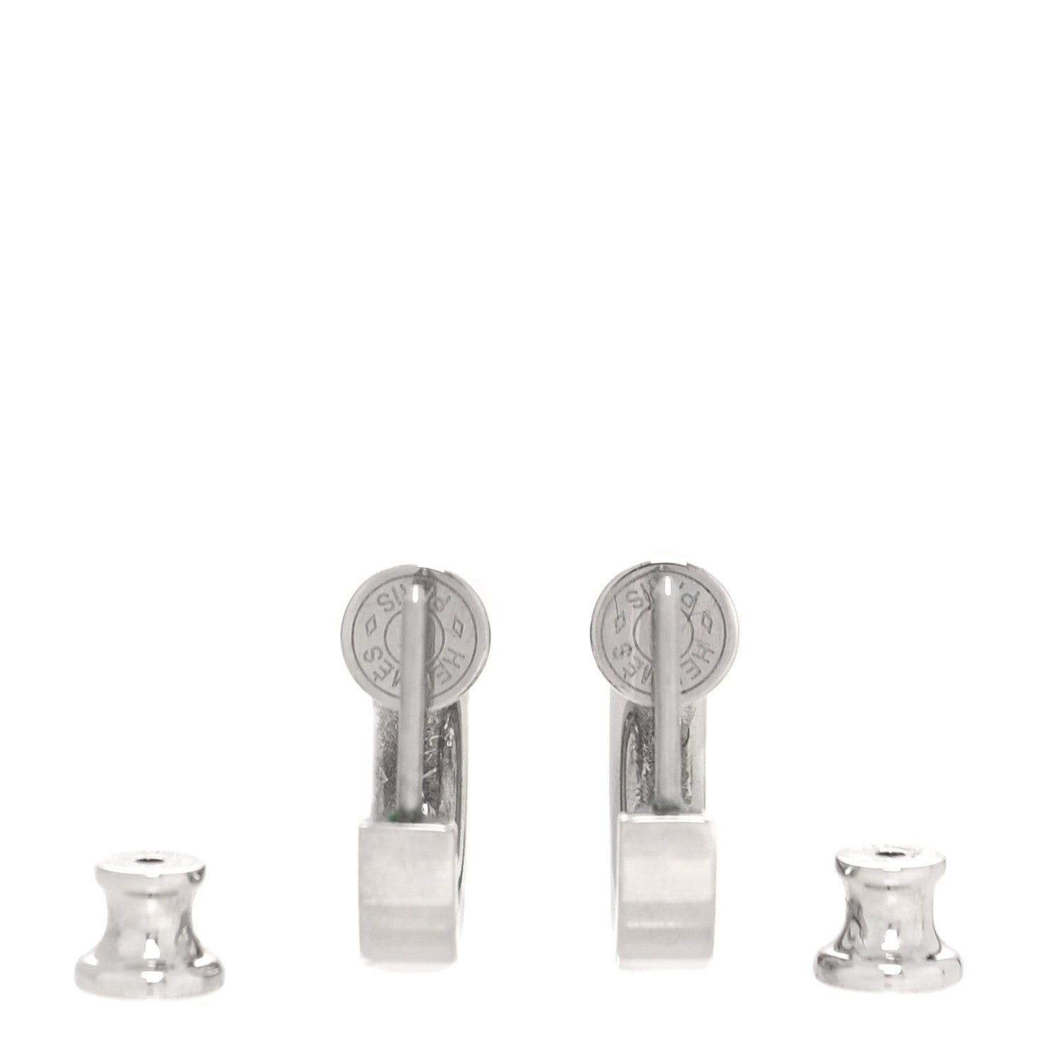 Hermes Palladium Swift O'Kelly Earrings Gold 3 of 4