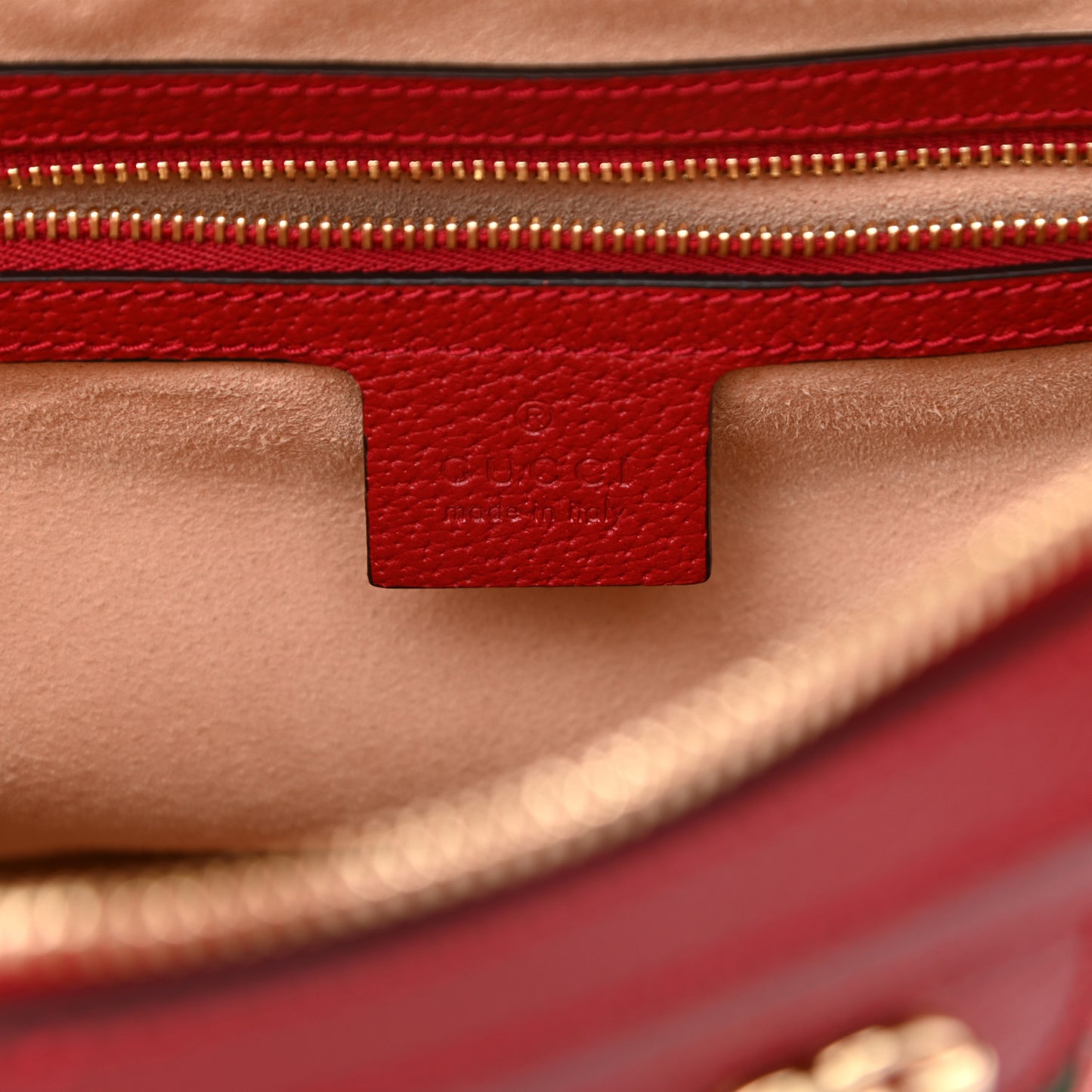 GG Supreme Monogram Flora Web Small Ophidia Top Handle Shoulder Bag Hibiscus Red