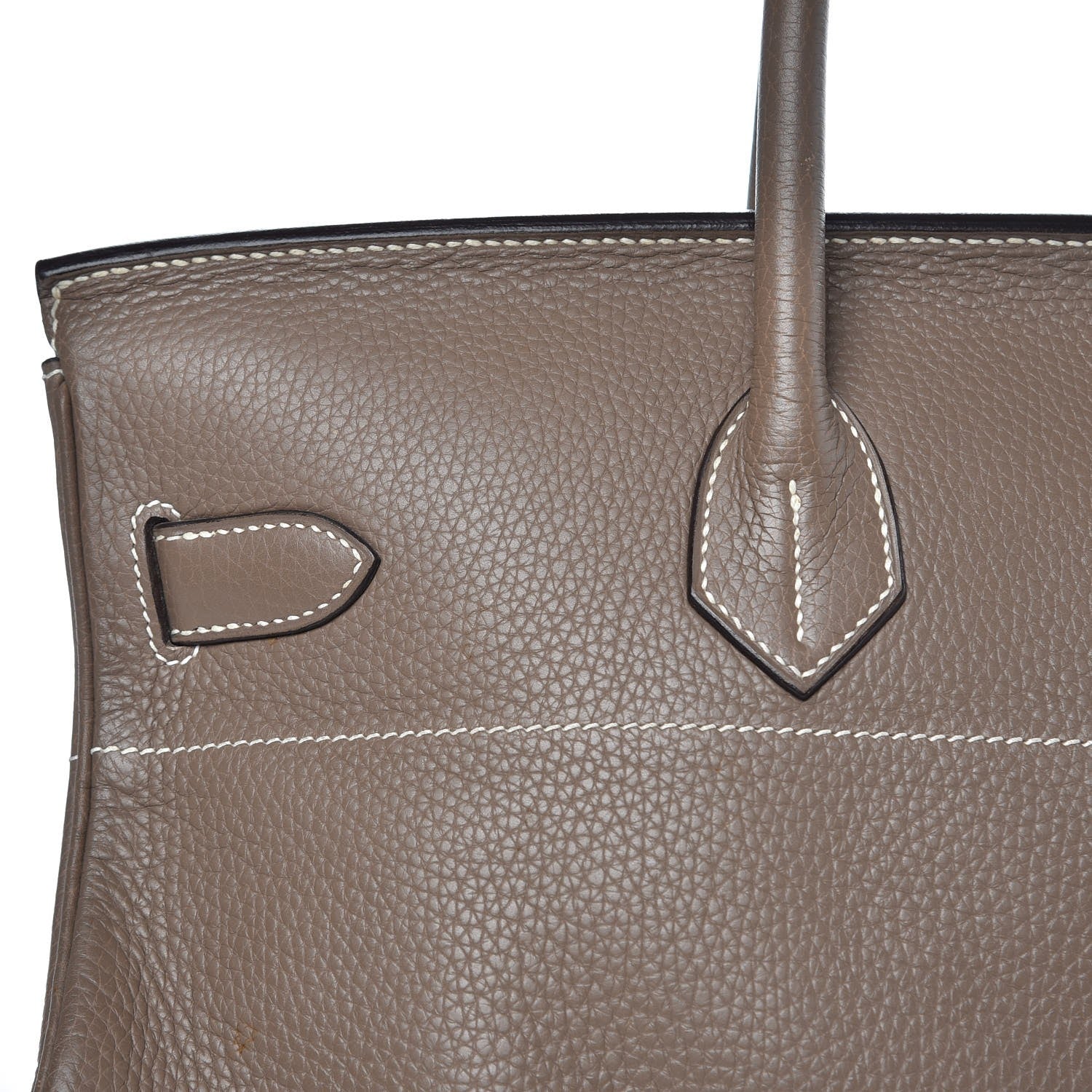 Hermes Taurillon Clemence JPG Birkin 42 Etoupe 21 of 21