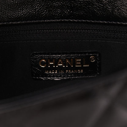 Chanel Crumpled Glazed Lambskin Quilted Small Flap Black 5 of 8