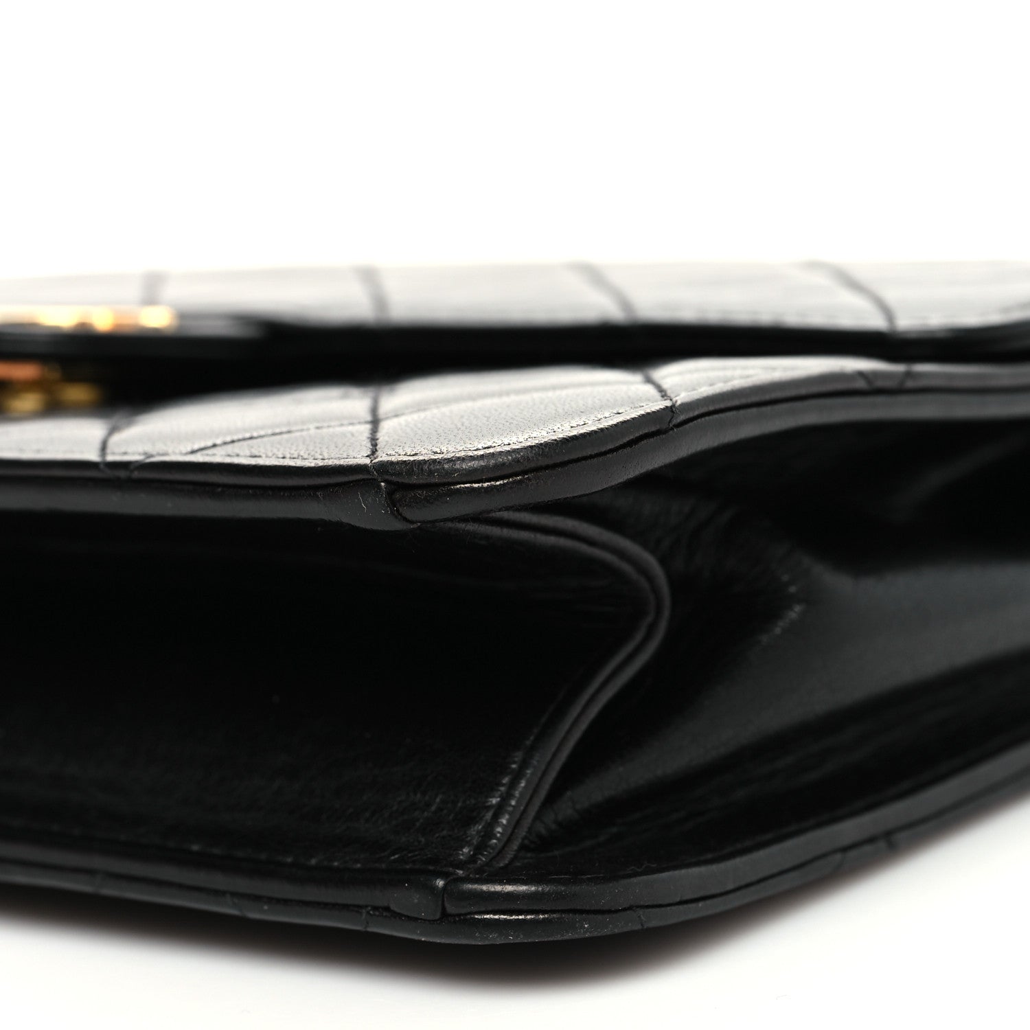 Chanel Lambskin Quilted Small Single Flap Black 9 of 9