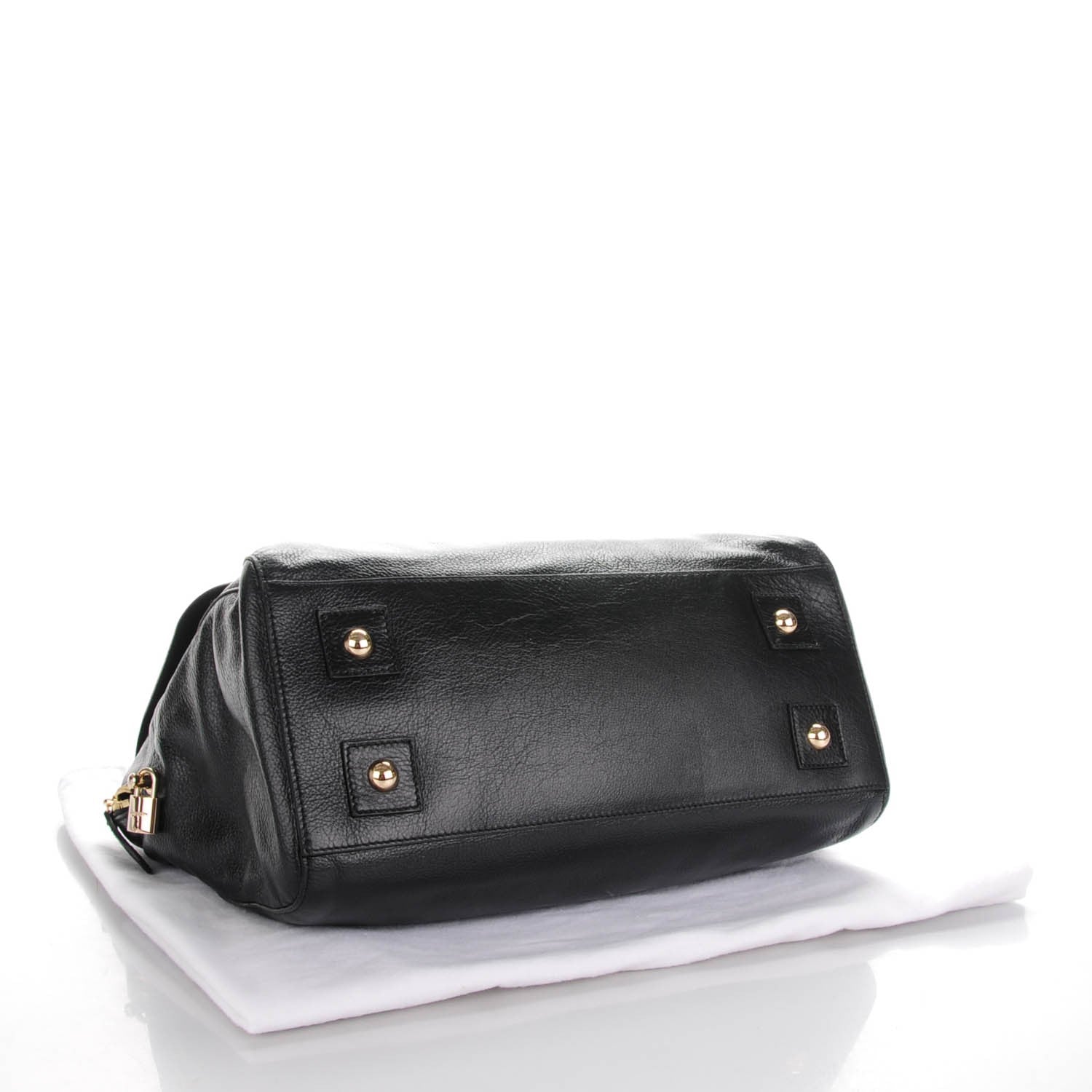 Mulberry Glossy Goatskin Medium Del Rey Satchel Black 4 of 8