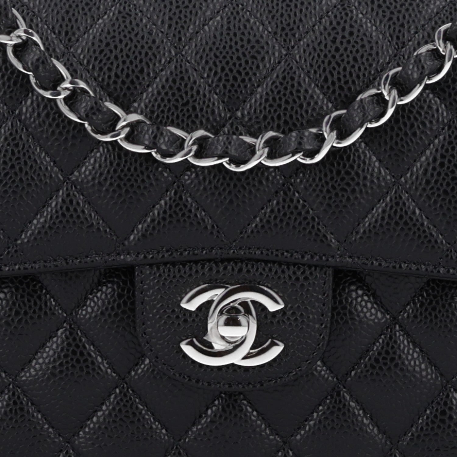 Chanel Caviar Quilted Small Double Flap Black 8 of 10