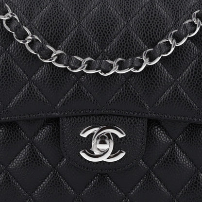 Chanel Caviar Quilted Small Double Flap Black 8 of 10