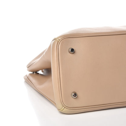 Christian Dior Smooth Calfskin Large Diorissimo Tote Beige Fuchsia 12 of 13