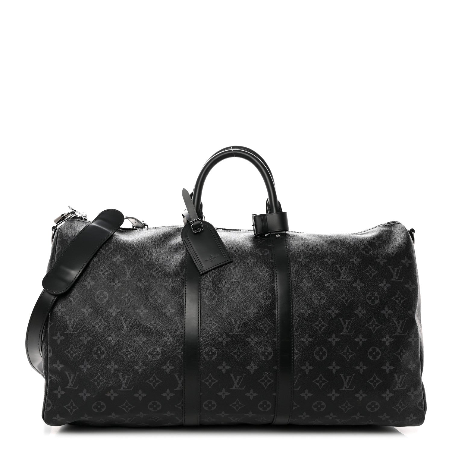 Louis Vuitton Monogram Eclipse Keepall Bandouliere 55 1 of 13