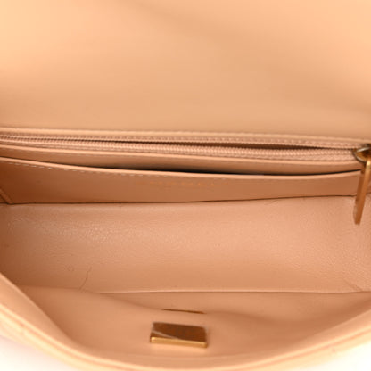 Chanel Lambskin Quilted Mini Rectangular Pearl Crush Flap Beige 5 of 10