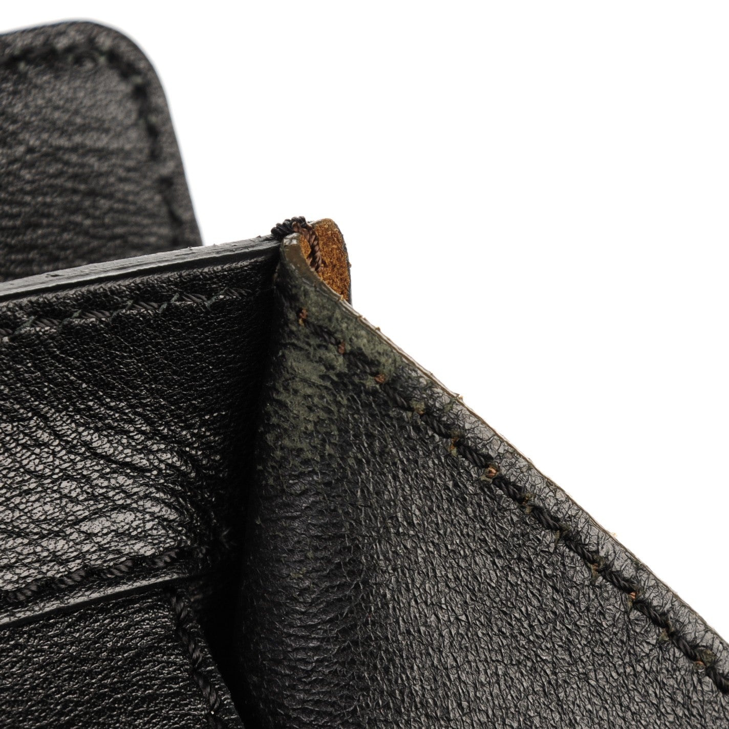 Smooth Calfskin Suede Mini Bi-Color Luggage Black Olive