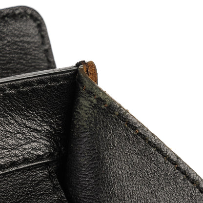 Celine Smooth Calfskin Suede Mini Bi-Color Luggage Black Olive 11 of 12
