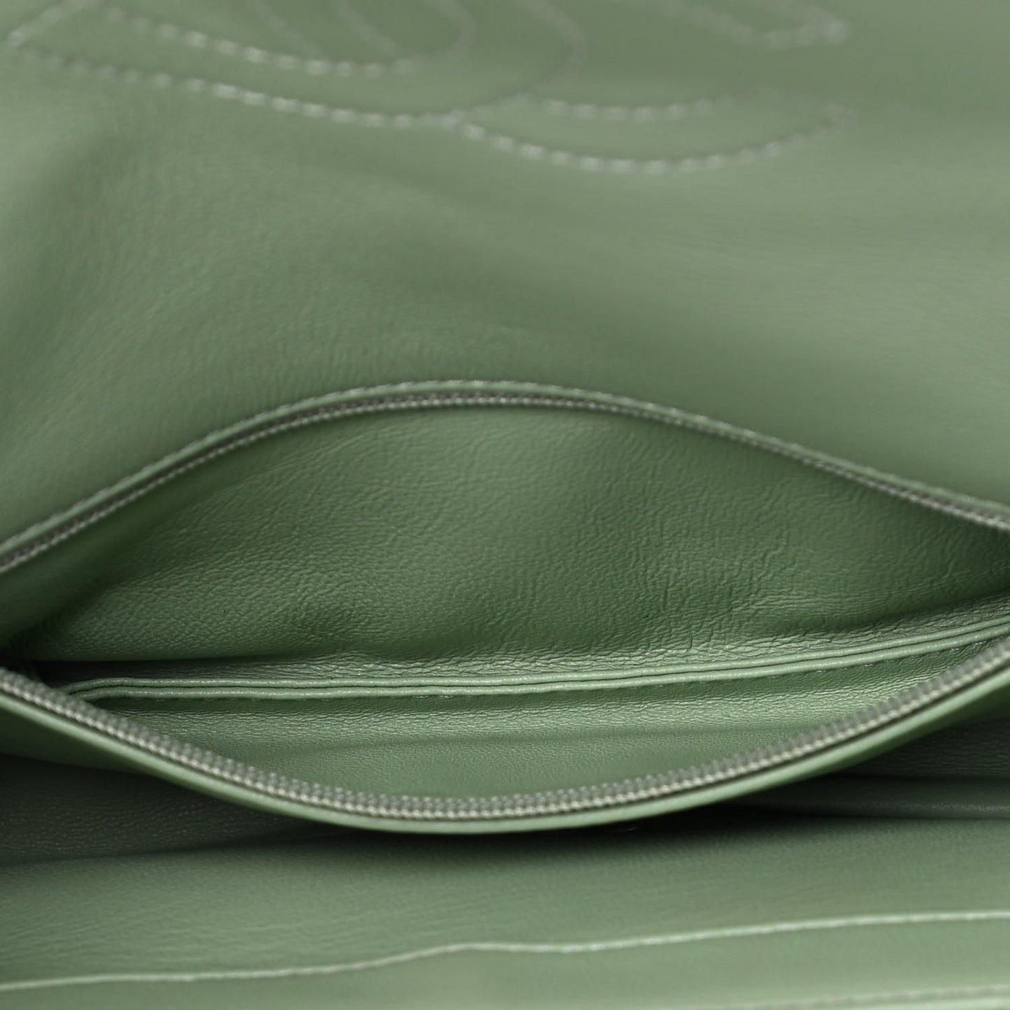 Sequin Mini Waterfall Flap Green Light Green Yellow