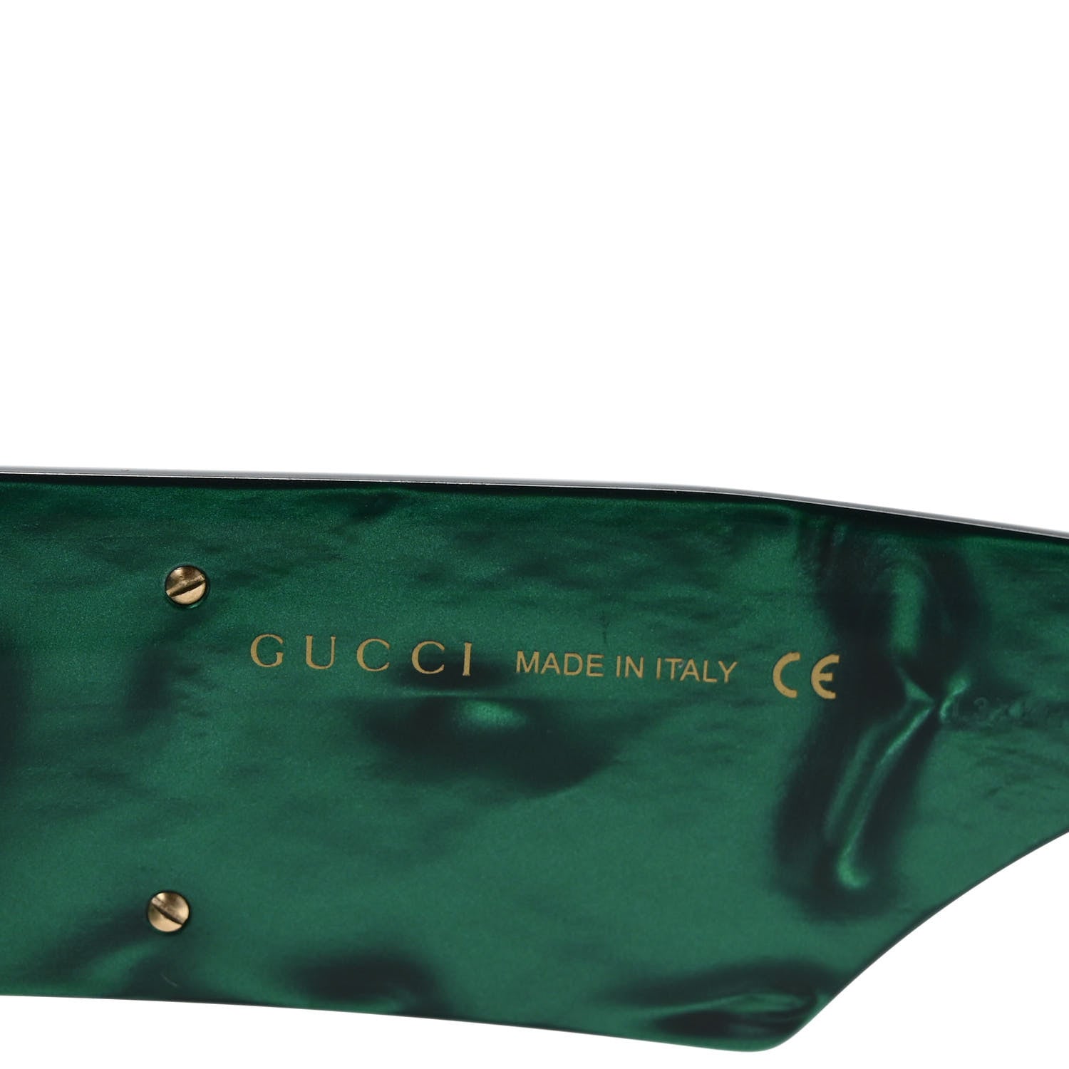 Gucci Acetate Square Frame Sunglasses GG0956S Green Black 5 of 7