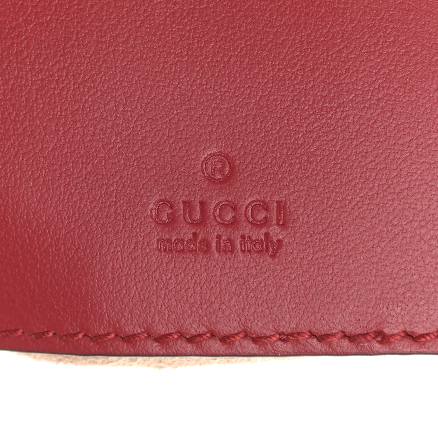 Gucci Calfskin Matelasse Mini GG Marmont 2.0 Bucket Bag Hibiscus Red 6 of 10