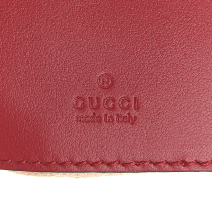 Gucci Calfskin Matelasse Mini GG Marmont 2.0 Bucket Bag Hibiscus Red 6 of 10