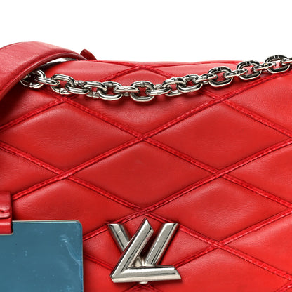 Louis Vuitton Lambskin Malletage GO-14 PM Red 7 of 10