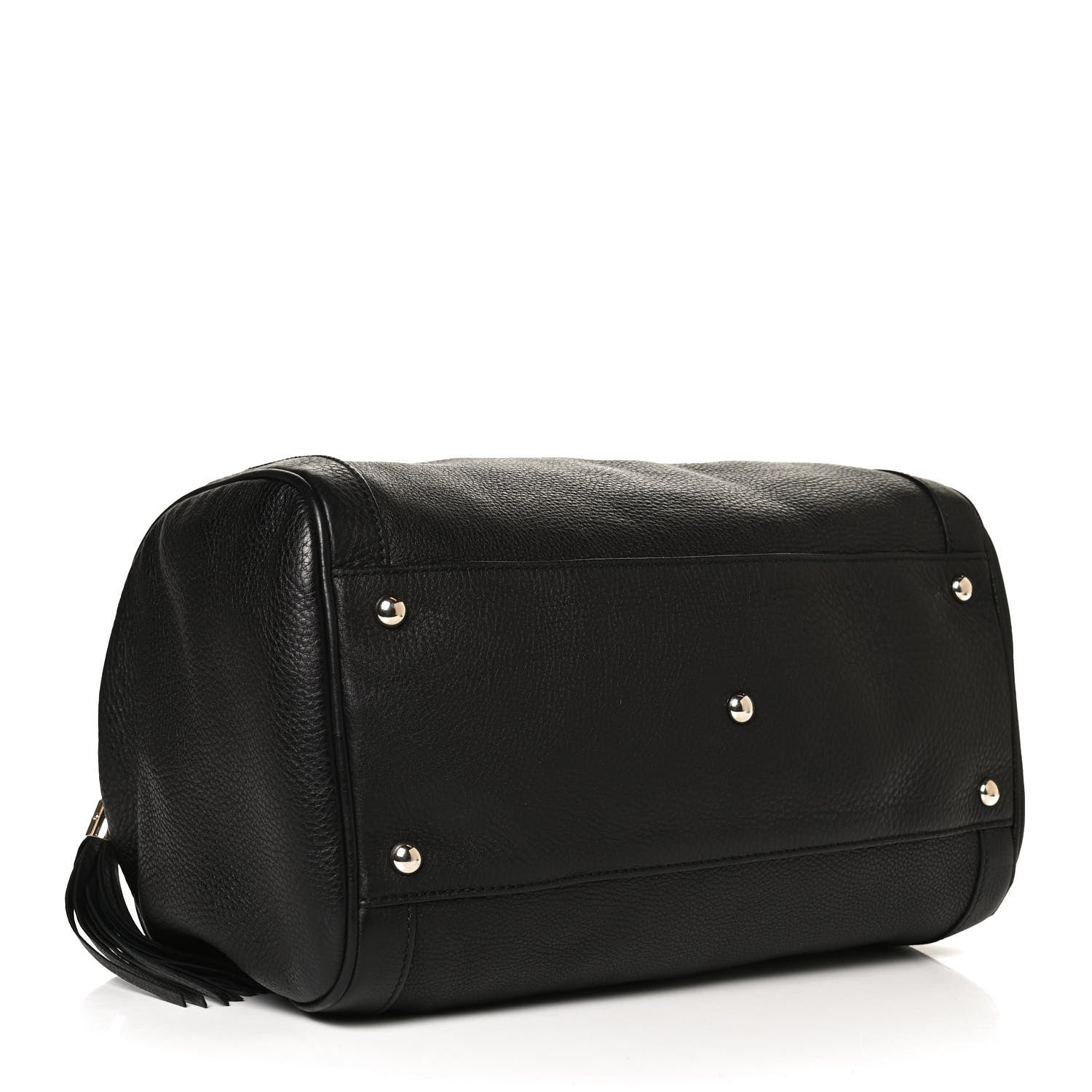 Gucci Pebbled Calfskin Medium Soho Boston Black 4 of 14