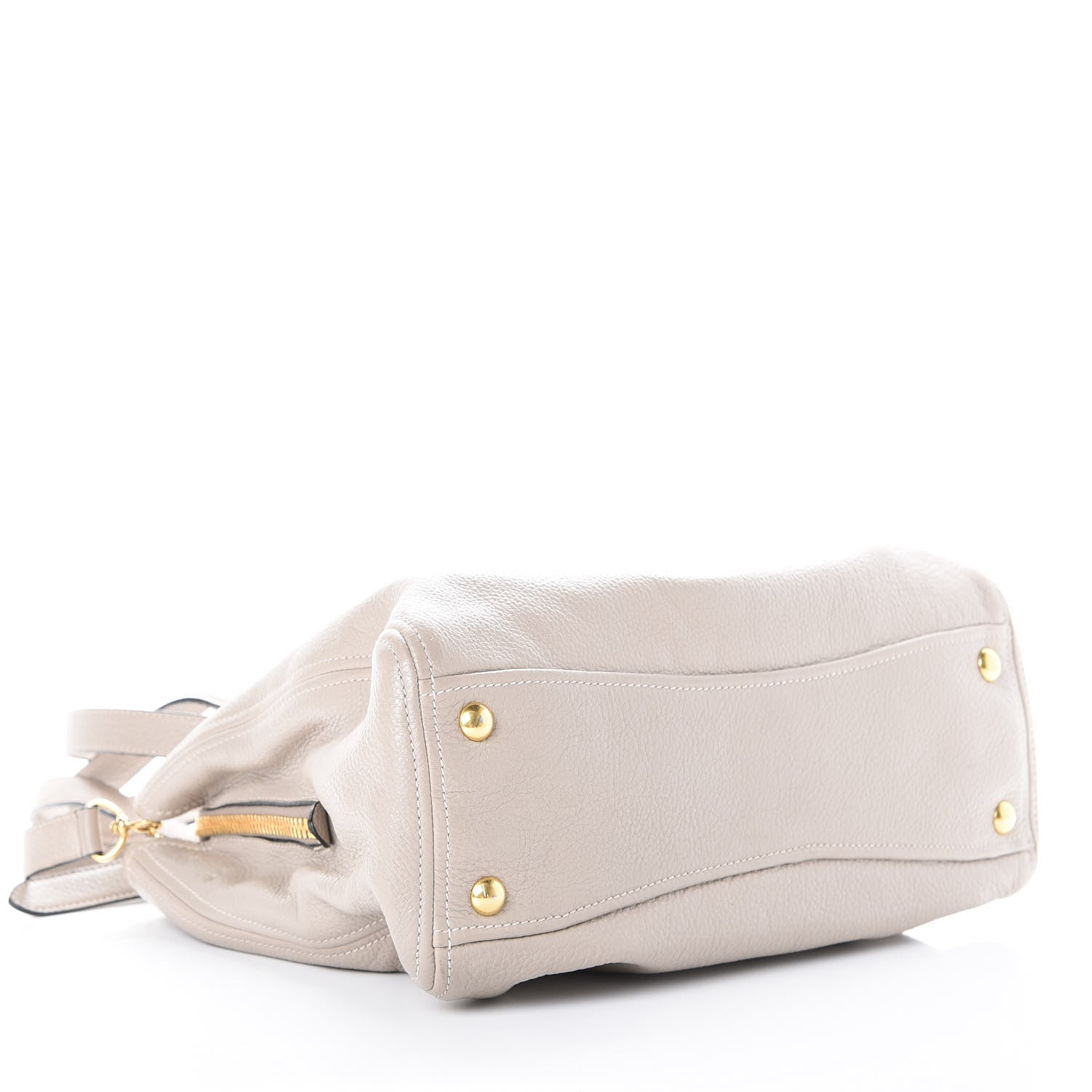 Miu Miu Vitello Daino Tote Pomice 5 of 10