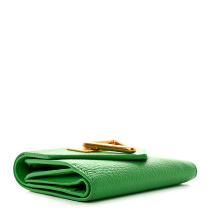 Bottega Veneta Calfskin Point Lock Card Case 4 of 8