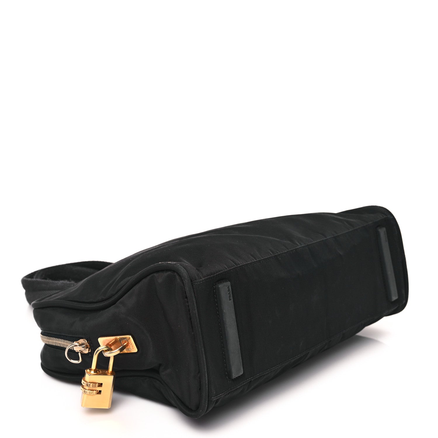 Prada Tessuto Nylon Shoulder Bag Black 4 of 13