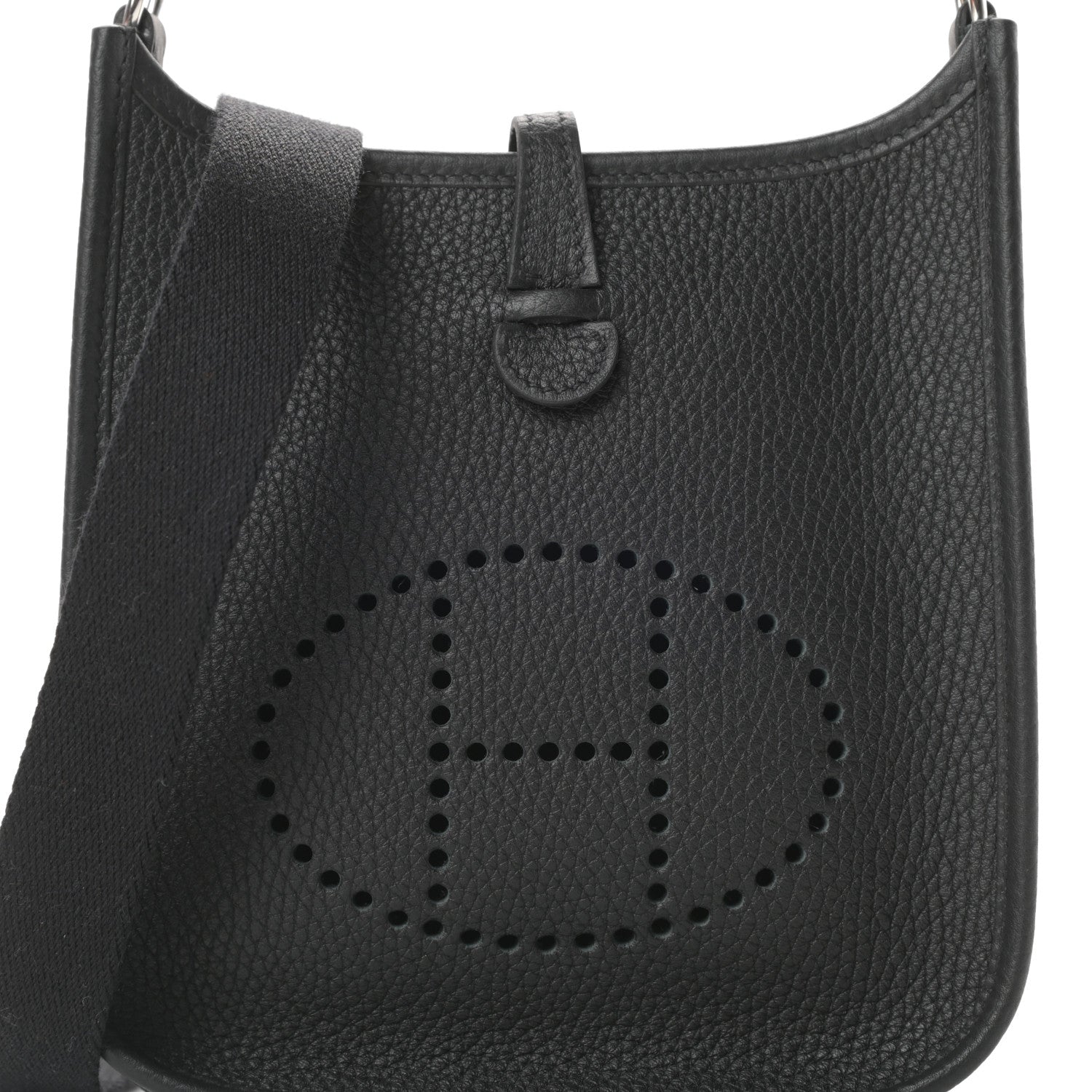 Hermes Taurillon Clemence Evelyne TPM Black 8 of 11