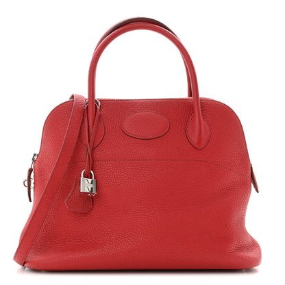 Hermes Taurillon Clemence Bolide 31 Rouge Garance 1 of 16