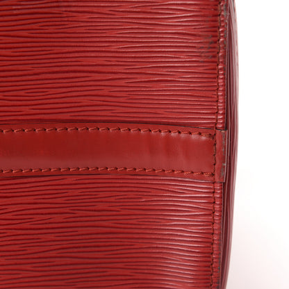 Louis Vuitton Epi Speedy 30 Castillan Red 10 of 15