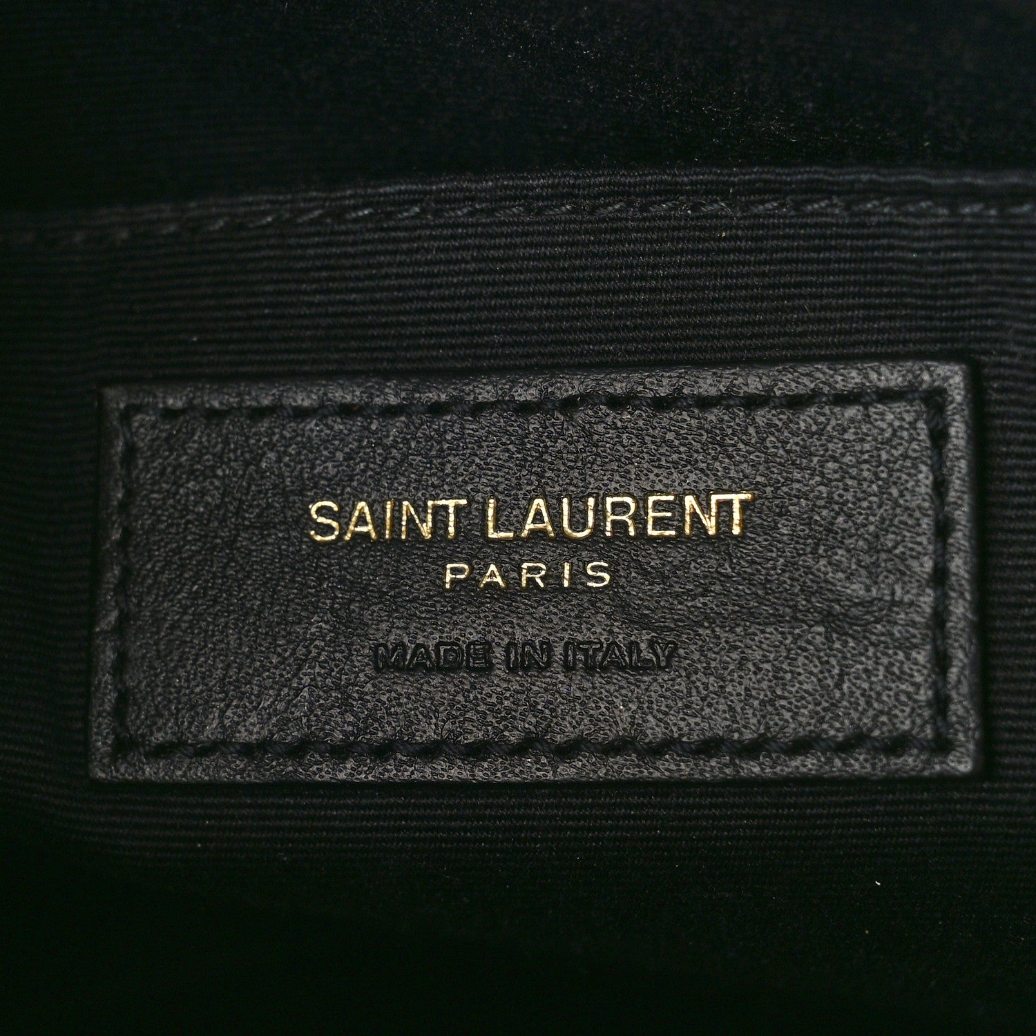 Saint Laurent Calfskin Matelasse Monogram Lou Camera Bag Black 6 of 8